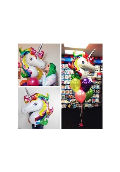 Unicorn Renkli Folyo Balon 418