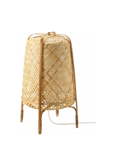 Knixhult Bohem Bambu Yer Lambası 66 Cm - İskandinav, Modern, Rattan, Aydınlatma Bej