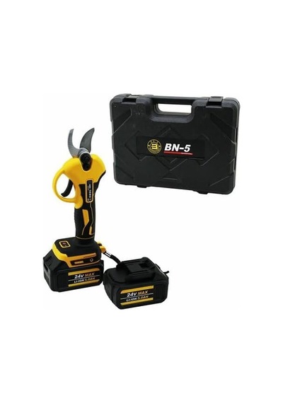 Cordless Shear Yellow Bn-5 Hs-155 Şarjlı Bağ Makası 2 Batarya - 24 V 5.0ah