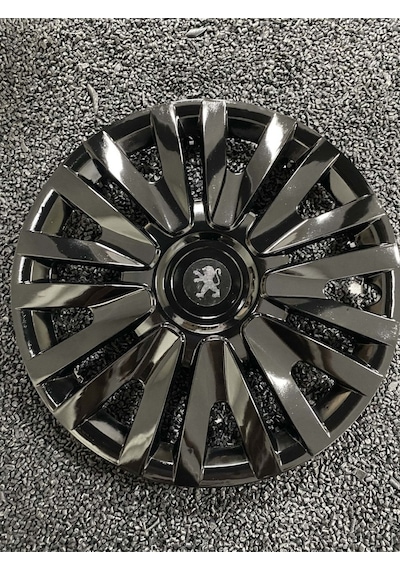 Peugeot 301 15" Inç Kırılmaz Jant Kapağı Siyah 4 Adet 5911syhpeugeot