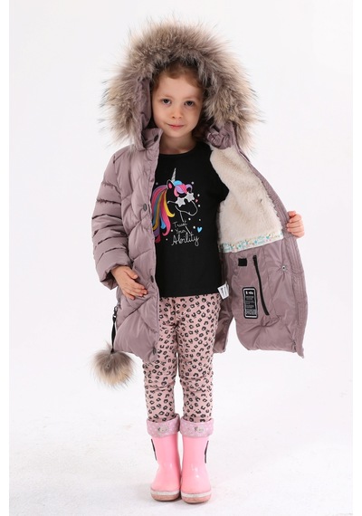 Kız Çocuk Mont 51278 Lila
