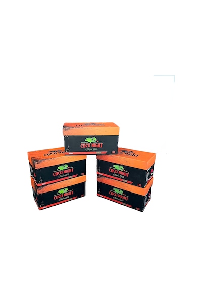 Coco Night Hindistan Nargile Küp Kömürü 5 KG 27 MM