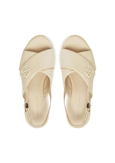 Kadın Hw Padded Leather Sandal Sandalet Fw0fw08808acj Bej