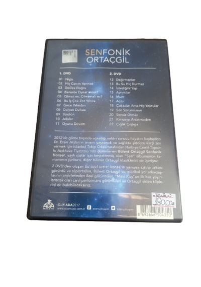 Senfonik Ortaçgil Dvd 2 Dvd+kitapçık