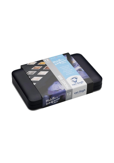 Talens Van Gogh Sulu Boya 12 Renk Metallic & İnterference Colours Karışık Renkli