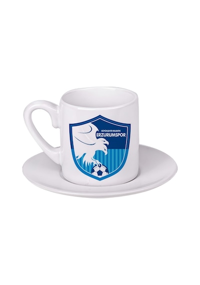Erzurumspor Türk Kahvesi Fincanı Beyaz