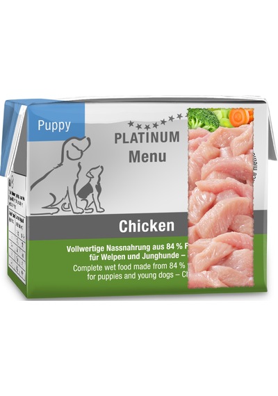 Platinum Tavuklu Yavru Yaş Köpek Maması 90gr