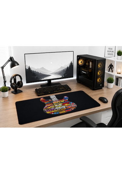 Karışık-1 40x90 Gaming Kaymaz Taban Oyuncu Ultra Pürüzsüz Mousepad 004