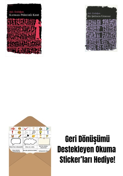 Kırmızı Pelerinli Kent + Bir Delinin Güncesi + Okuma Sticker'ları