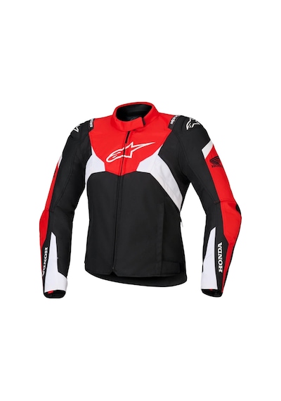 Alpinestars Honda Stella T-jaws Korumalı Kadın Motosiklet Montu Siyah Kırmızı Beyaz