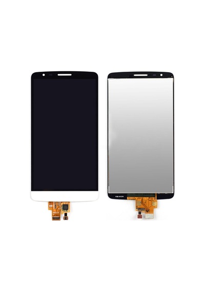 Teknonet Lg G3 Uyumlu Lcd+dokunmatik+çıtalı - Beyaz
