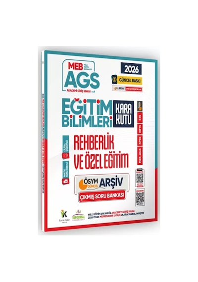 2026 Meb AGS Eğitim Bilimlerinin Kara Kutusu Çıkmış Soru Bankası 6lı Modül Set Konu Özetli Çözümlü