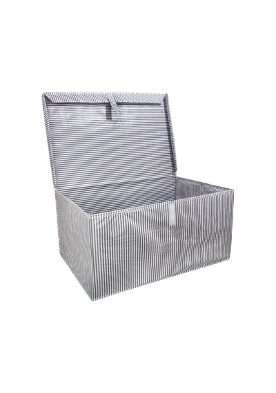 Alas Kapaklı Çok Amaçlı Saklama Kutusu Düzenleyici Kutu Hurç Maxi Gri 50 40 30 Cm Pamuklu 38 X 46 Gr Diğer