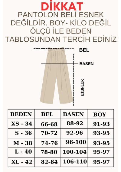 Trend Alisse Premium Kalite Tok Kumaş Kemerli Kahverengi Havuç Pantolon Açık Kahverengi