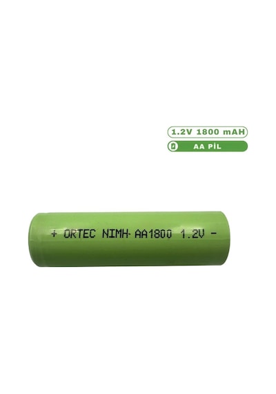 Ortec 1.2V 1800Mah Ni-mh AA Şarj Edilebilir Kalem Pil