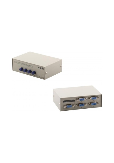 S-Link Sl-154C 4Pc-1Mn Manuel Kvm Switch