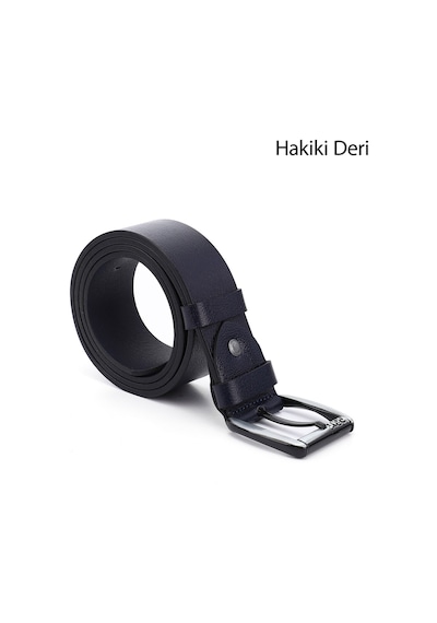 Gönderi(R) Gönderi R Lacivert Antik Hakiki Deri 4,5 Cm Kot Kemeri Lacivert