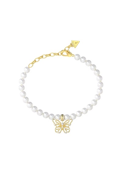 Guess Jgujubb06124jwygs İnci Kadın Bileklik Altın