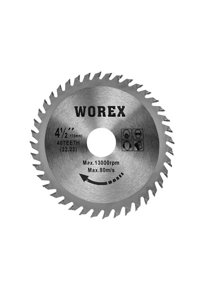 Worex Sunta Testeresi 115/40t X 22,23 Mm