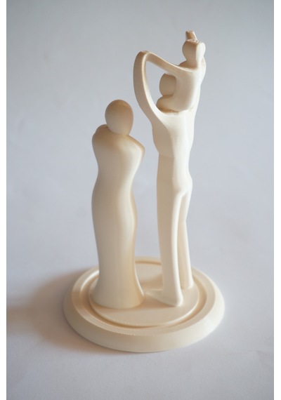 Aile Biblo Dekorasyon Sevgililer Günü 20 Cm - Dekoratif Biblo Ve 3d Maket Obje 20cm
