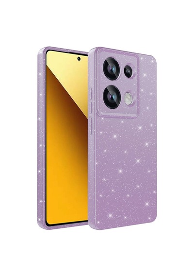 Xiaomi Redmi Note 13 Pro 4g Kılıf Kamera Korumalı Simli Silikon Üstün Koruma Pazarplus Turuncu