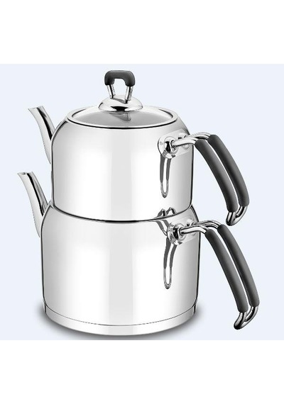 Amboss Saphire Küçük Boy Çaydanlık Siyah Silikon Kulp SAP-4585