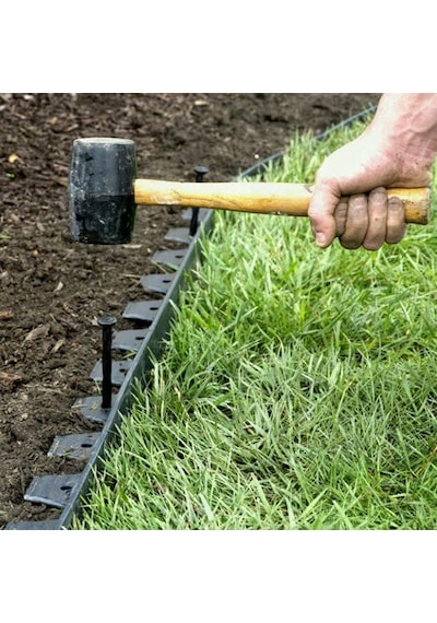 Mgf Çim Ayırıcı Sınırlayıcı Yeşil-kahve-gri Bordür 25 Metre