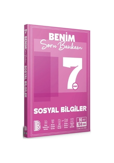 7. Sınıf Sosyal Bilgiler Soru Bankam Benim Hocam Yayınları