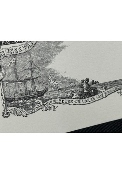 1980 Stamp Collecting Magazine Postcard - Ocean Penny Postage No. 4 - Unposted İngiltere Kartpostal  Teşhir Ürün