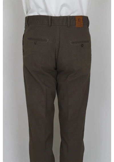 Toricelli Dmctekstil Erkek Rahat Kalıp Yandan Cep Boru Paça Kışlık Keten Pantolon Camel