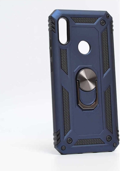 Huawei Y6 2019 Kılıf Zore Vega Kapak Mavi