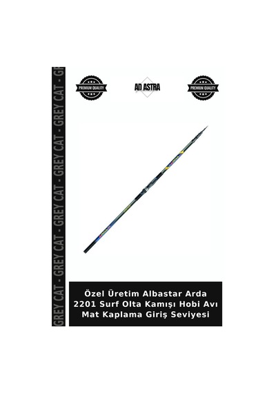 Özel Üretim Albastar Arda 2201 Surf Olta Kamışı Hobi Avı Mat Kaplama Giriş Seviyesi 420cm