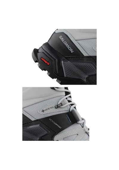 Salomon X Ultra 4 Mid Gtx Su Geçirmez Outdoor Bot Açık Gri / Siyah