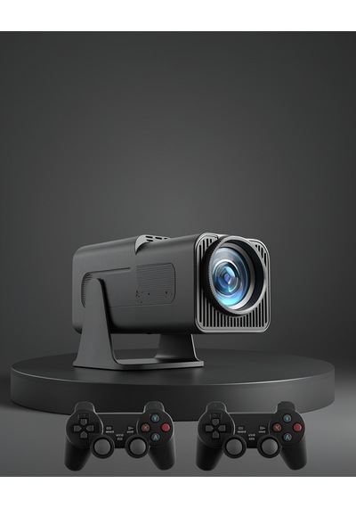 Taşınabilir Game Projektör Çift Kollu 1080p 4k Uczzzprojeksiyongameboxx1