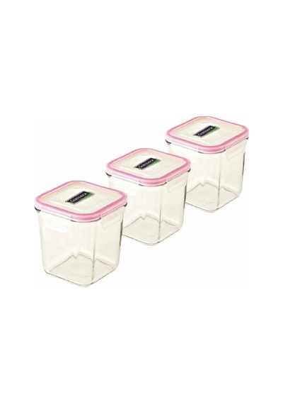 Glasslock Kare Cam Saklama Kabı 3X920 Ml.