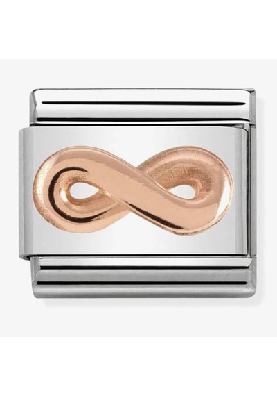 Sonsuzluk 430106/03 İtalyan Charm Altın - Gümüş - Rose