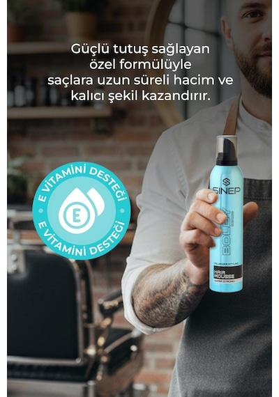 Sinep Boldy Series Ultra Strong Saç Köpüğü 300 ML