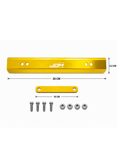 Sarı Jdm Metal Plakalık Üniversal Uyumlu 0
