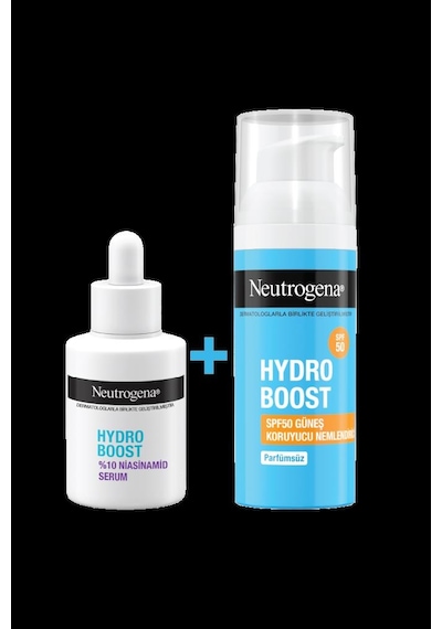 Neutrogena Hydro Boost %10 Niasinamid Serum 30 Ml + Spf 50 Nemlendirici 50 Ml
