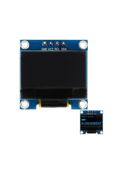 Ayrex Oled 0.96 İnç 128x64 Piksel Ekran Modülü - Mavi