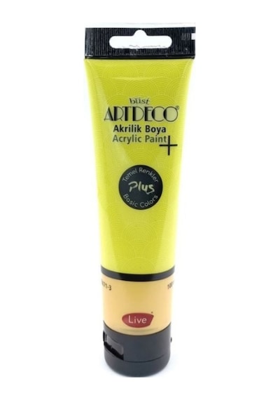 Plus Akrilik Boya 100ml Tüp 403 Limon Sarı 403 Limon Sarı