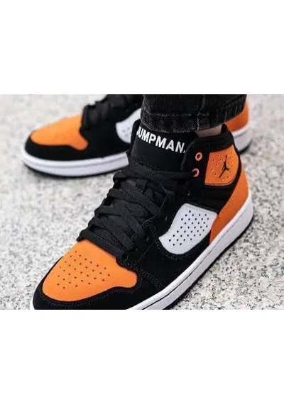 Nike Jordan Access Basketbol Ayakkabısı Beyaz - Turuncu - Siyah