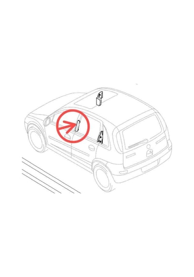 Opel Corsa C Orta Direk Kapağı 4 ' Lü Takım 4 Adet 122933