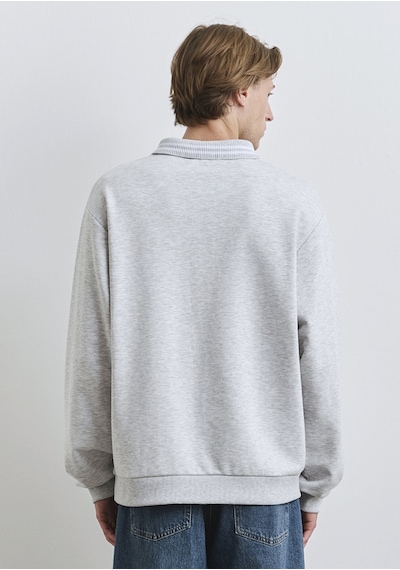 Mavi - Polo Yaka Gri Sweatshirt 0s10390-82498 Gri