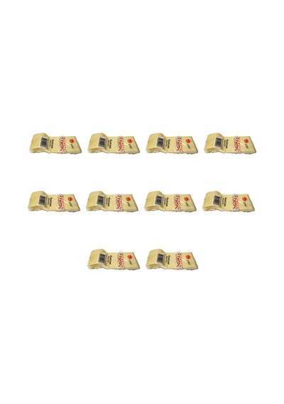 Plastik Çatal Krem Renkli Lüx Parti Doğum Günü Piknik Çatalı - 18 Cm. - 25 Adetlik 5 Paket Sarı