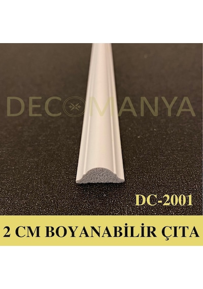 Decomanya Boyanabilir Duvar Çıtası Poliüretan Çıta Polimer Çıta