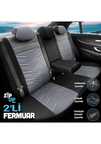 Otom Reflective Design Premium Stitch Tech Oto Koltuk Kılıfı 553158659