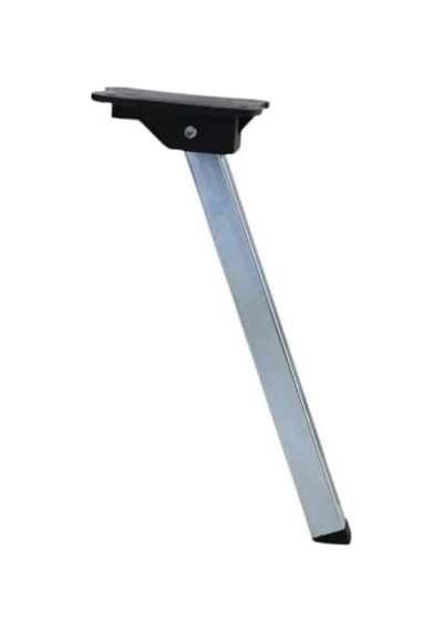Masa Ayağı 25 Cm, Plastik Ve Metal, Katlanabilir Sofra Ayağı Abanoz