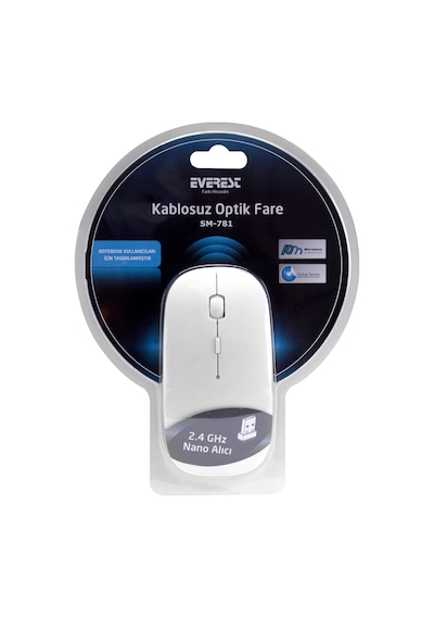 Everest SM-781 Kablosuz Optik Mouse