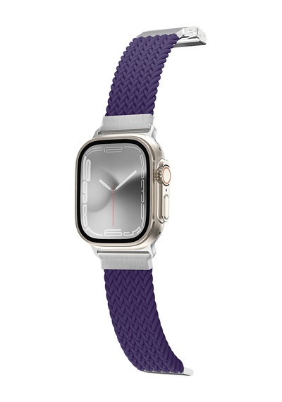 Watch 10 46mm Amazingthing Titan Weave 2.seri Sport Örgü Kordon Mor
